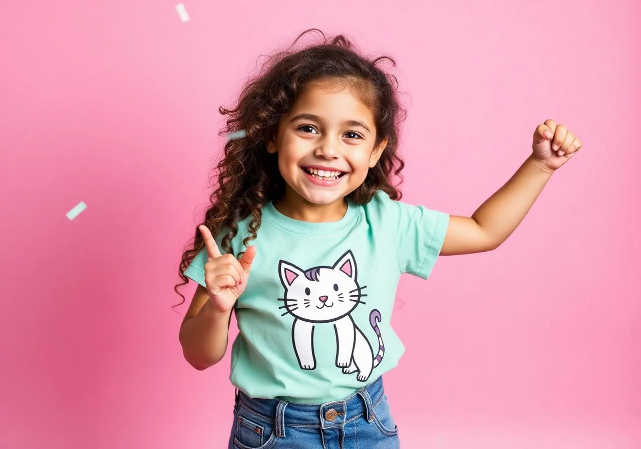Playful kids outfit ideas with graphic shirts